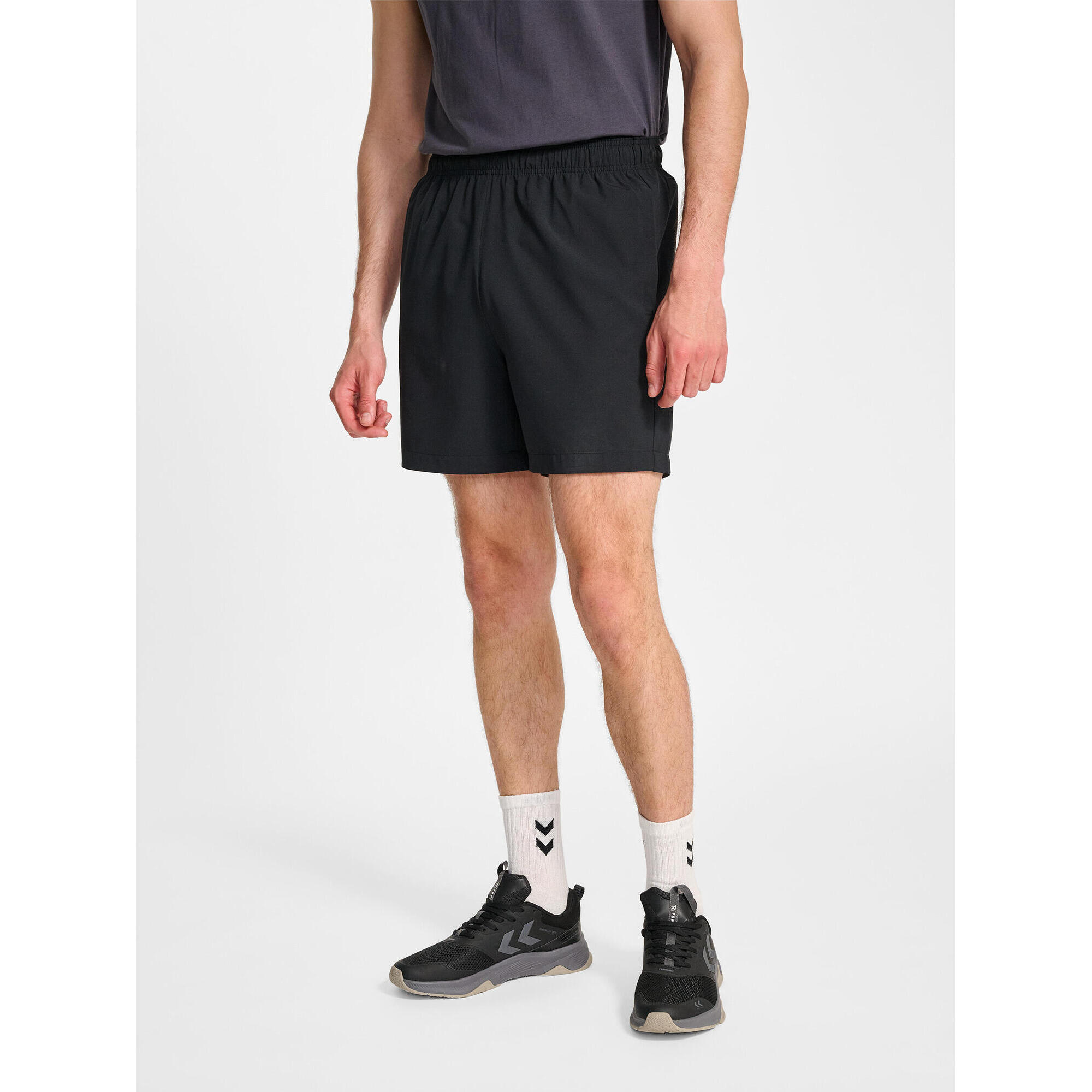 Hummel - Fermeture À Cordon Short Hmlpulse Entraînement Homme Hummel - Short - Noir - Decathlon