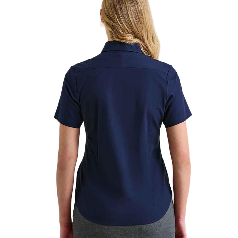 Camicia Formale Maniche Corte Donna Premier Supreme Blu Navy 3/4