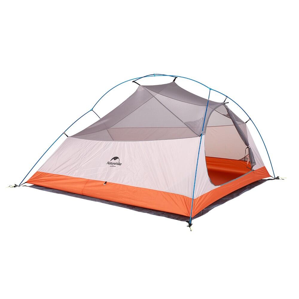 Tienda de Campaña 3 personas Naturehike Naranja Cloud Up 3 Ultraligera 3/6