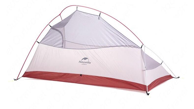 Tienda de Campaña 3 personas Naturehike Naranja Cloud Up 3 Ultraligera 4/6