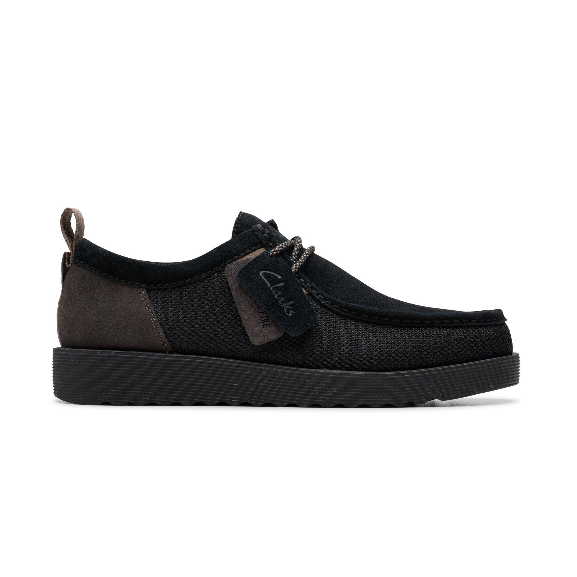 靴 Clarks Wallabee 2 WP Black UK8 EUR42 Clarks Wallabee 2 / メンズ ワラビー2 （ブラックスエード