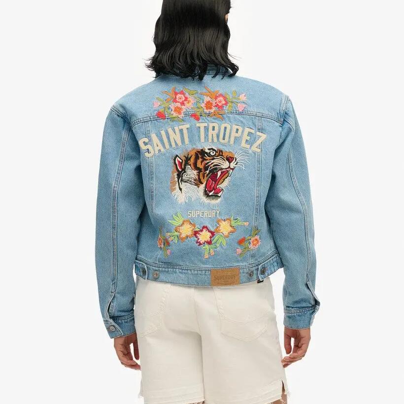 Women's fancy denim jacket Superdry