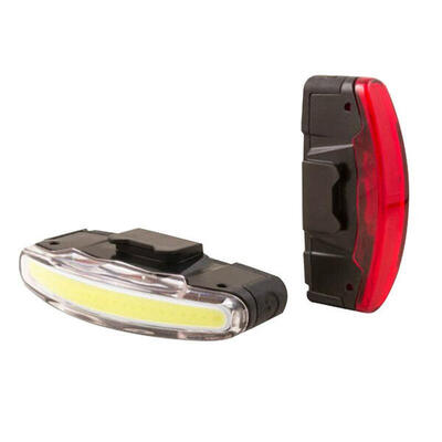 Fietslampenset met 3 functies standaard, eco, flash spanninga arco