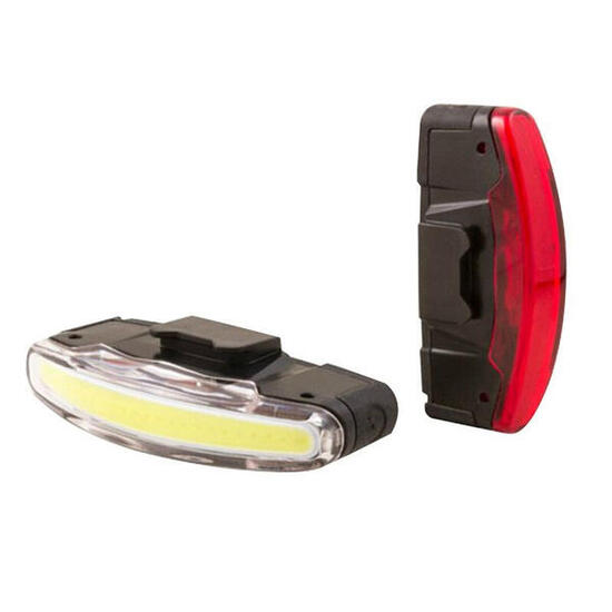 Kit d'éclairage vélo USB livré 3 fonctions standard, éco, Flash Spanninga Arco