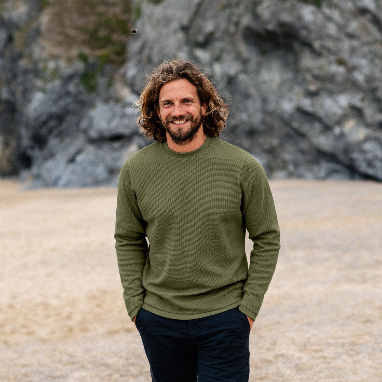 RAPANUI Waffle Knit Men's Jumper