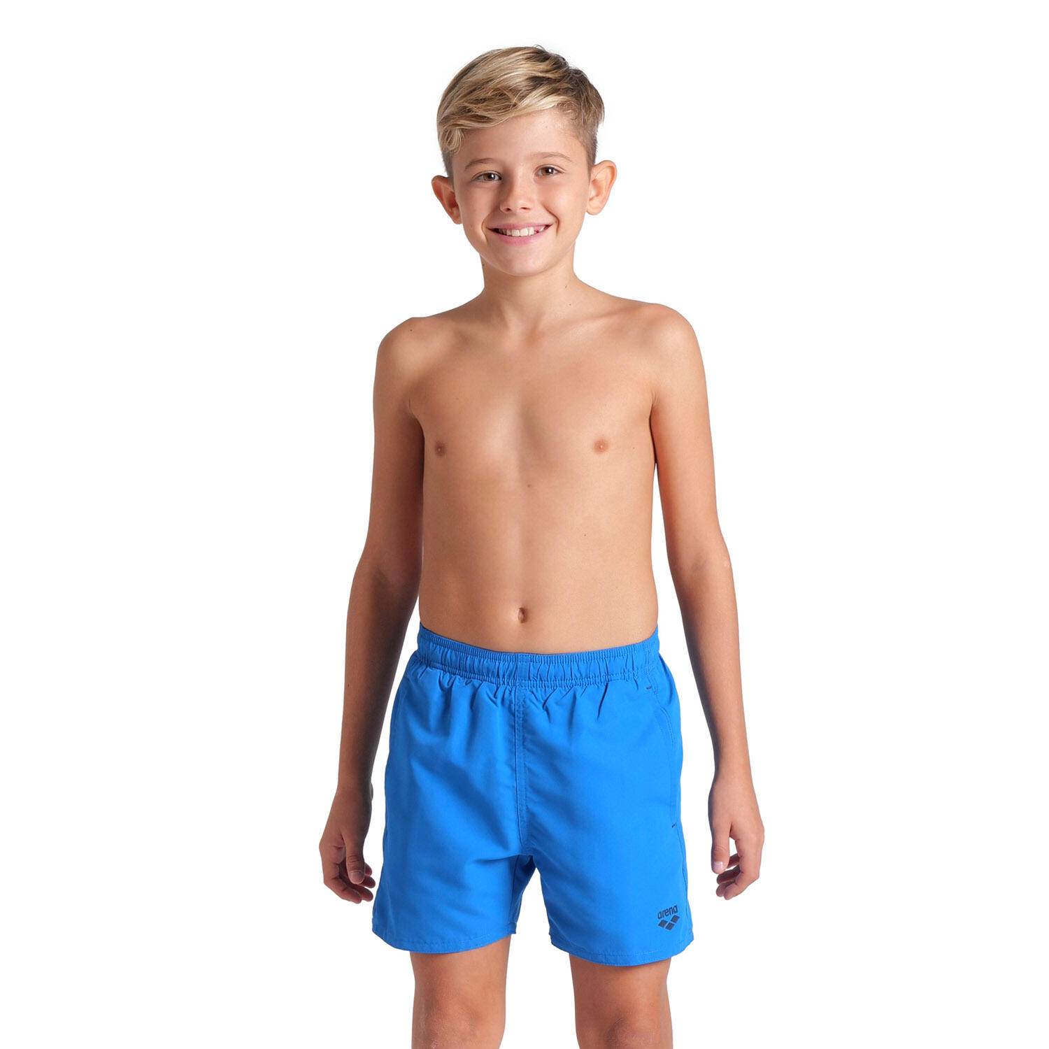 Arena - Shorts De Bain Garçon - Boxer Solid R - Maillot De Bain 1 Pièce - Bleu - Decathlon