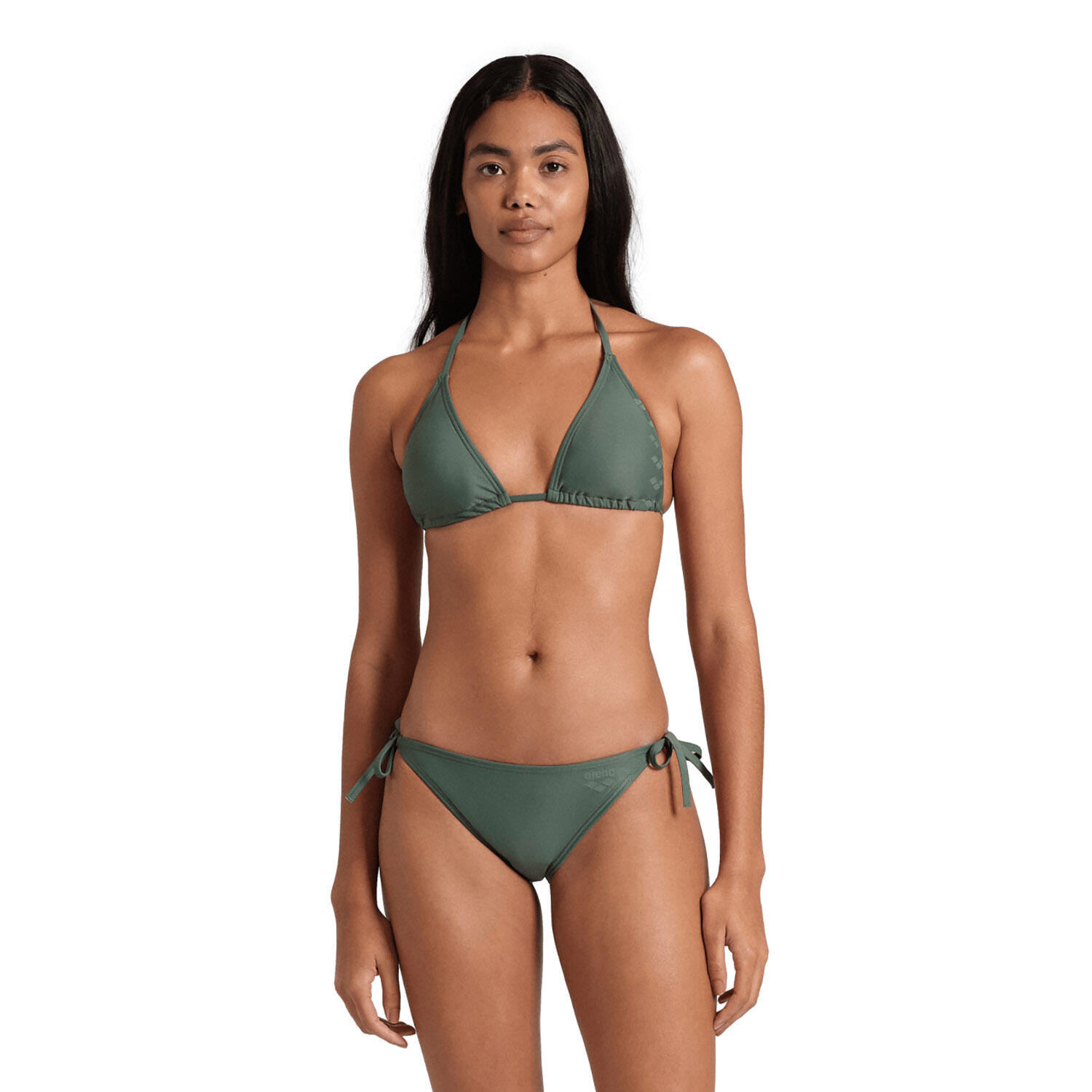 Strój kąpielowy damski dwuczęściowy kostium bikini basen Arena Stripe