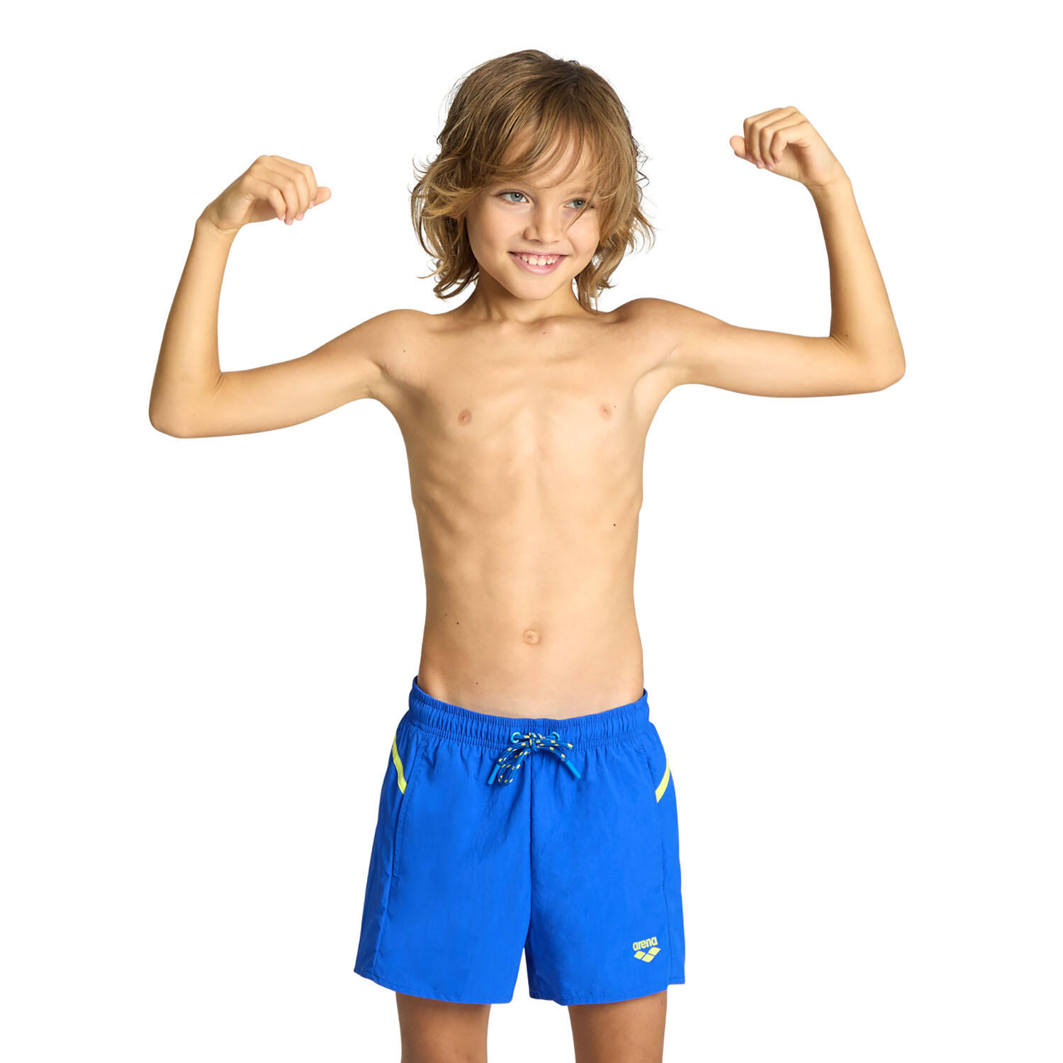 Arena - Shorts De Bain Garçon - Pro_file - Maillot De Bain 1 Pièce - Bleu|vert - Decathlon