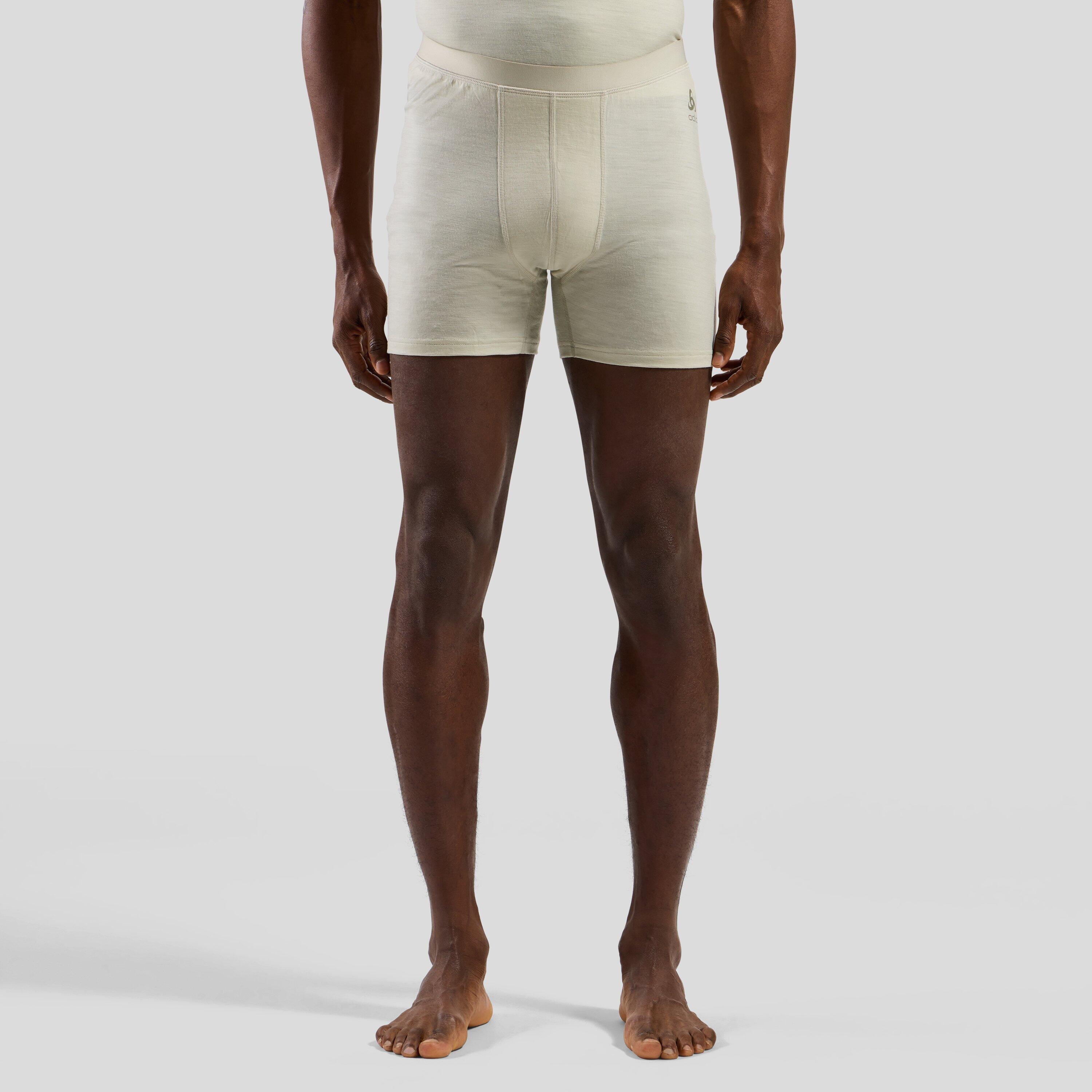 Odlo - Boxer De Sport En Laine Mérinos 160 Natural Odlo - Slip - Blanc|gris - S - Decathlon