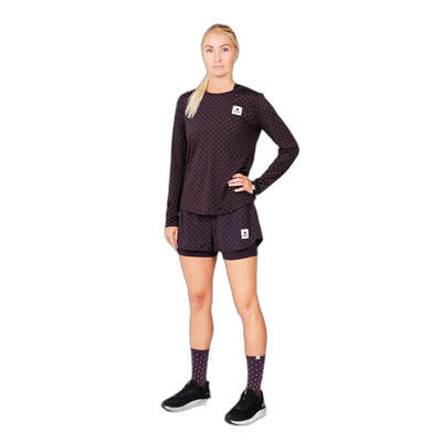 Dames t-shirt met lange mouwen saysky reflective polka pace