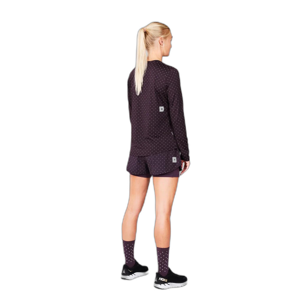 T-shirt manches longues femme Saysky Reflective Polka Pace 3/5