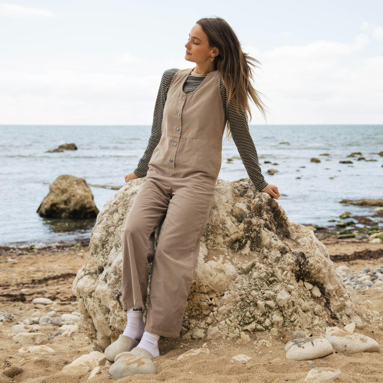 Corduroy Women's Jumpsuit 2/3