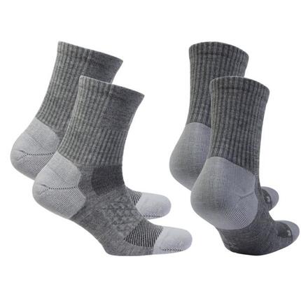 2 Paires Coolmax Chaussettes de Marche - Sans Coutures - Anti-ampoules - Ibex