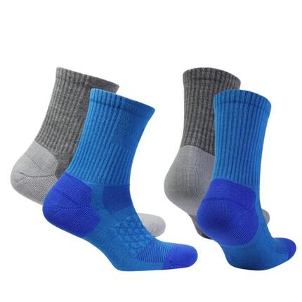 2 Paires Coolmax Chaussettes de Marche - Sans Coutures - Anti-ampoules - Ibex