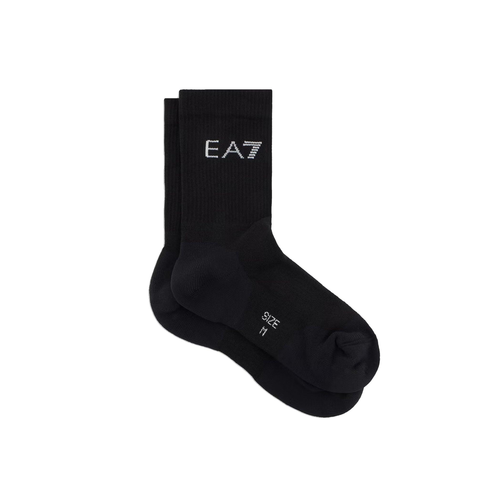 Tennis Pro Ankle Socks Black/White 1/2