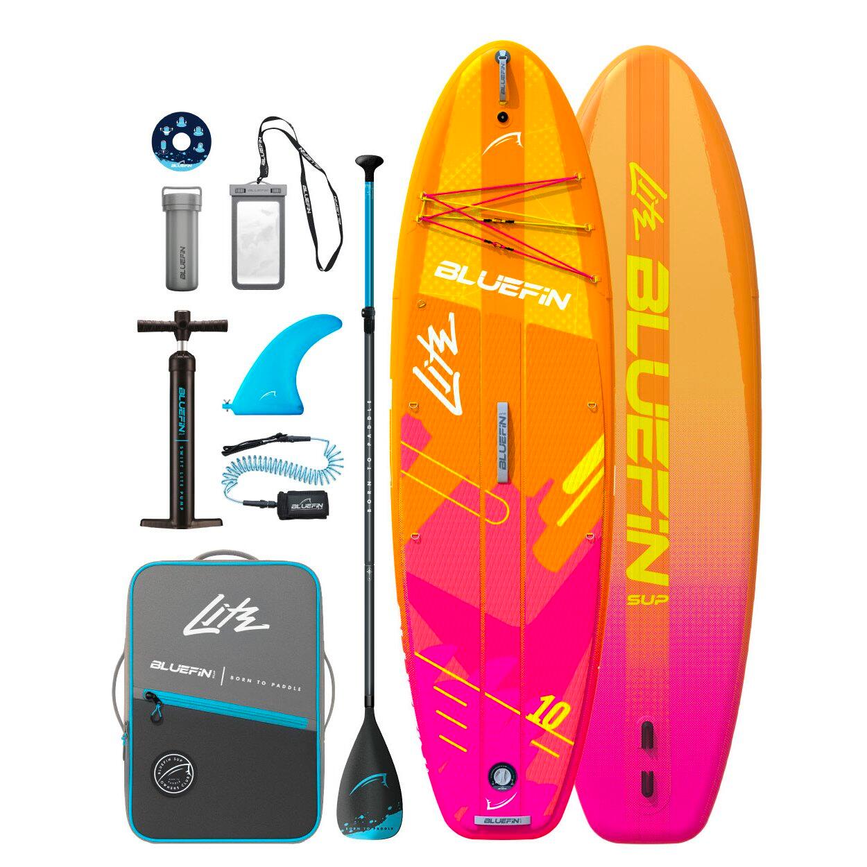 BLUEFIN SUP Gama de Paddleboards Inflables Bluefin SUP Cruise - Pink Coral Lite