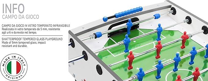 Calciobalilla EFFECT-W professionale con aste telescopiche 5/6