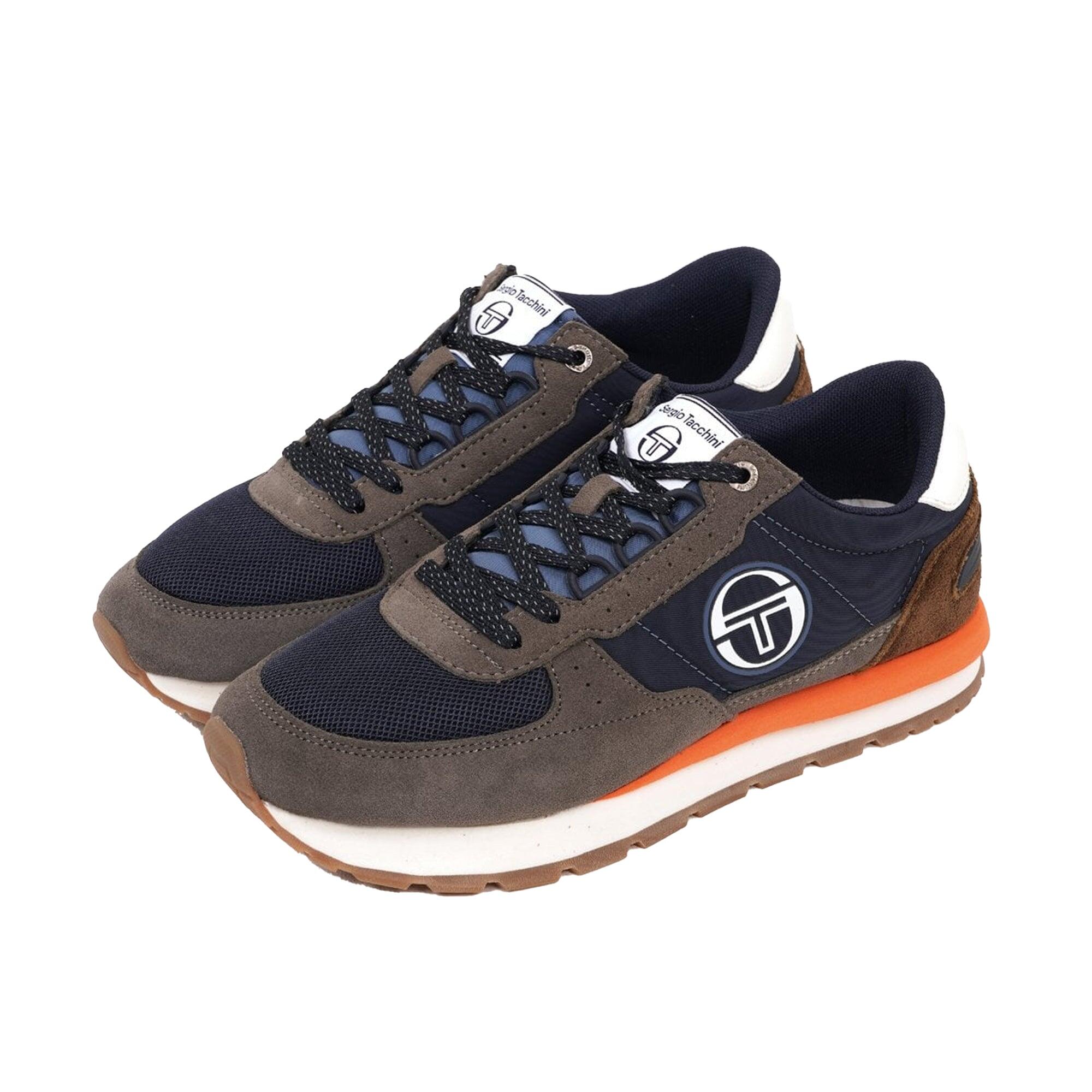 Venezia Trainers Navy/Grey/Orange 2/3