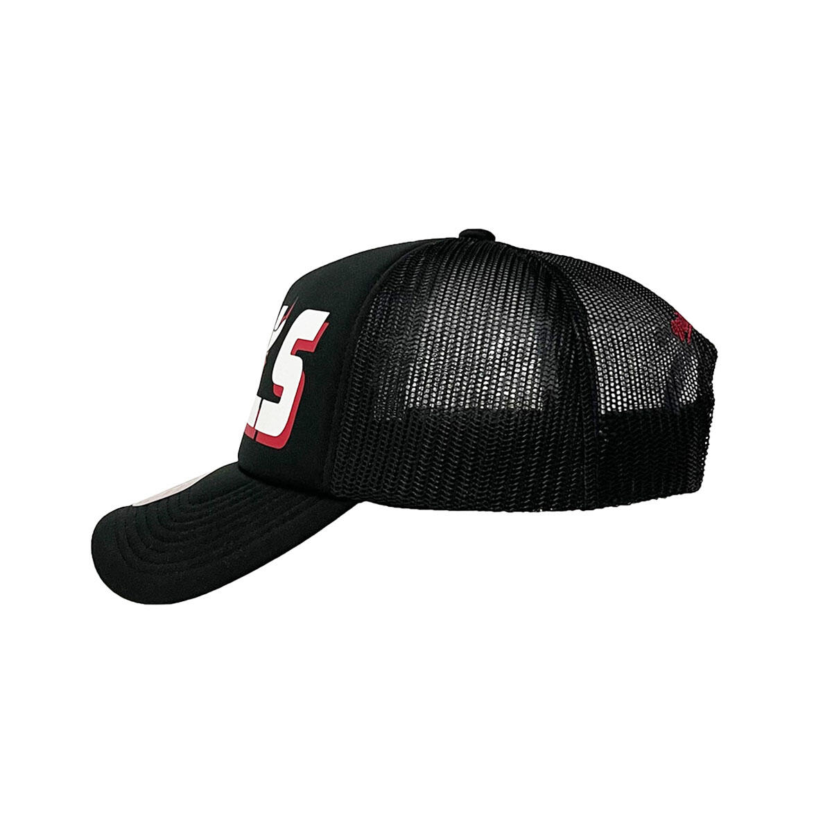 Mitchell & Ness Trucker Snapback NBA Billboard Chicago Bulls schwarz 3/4