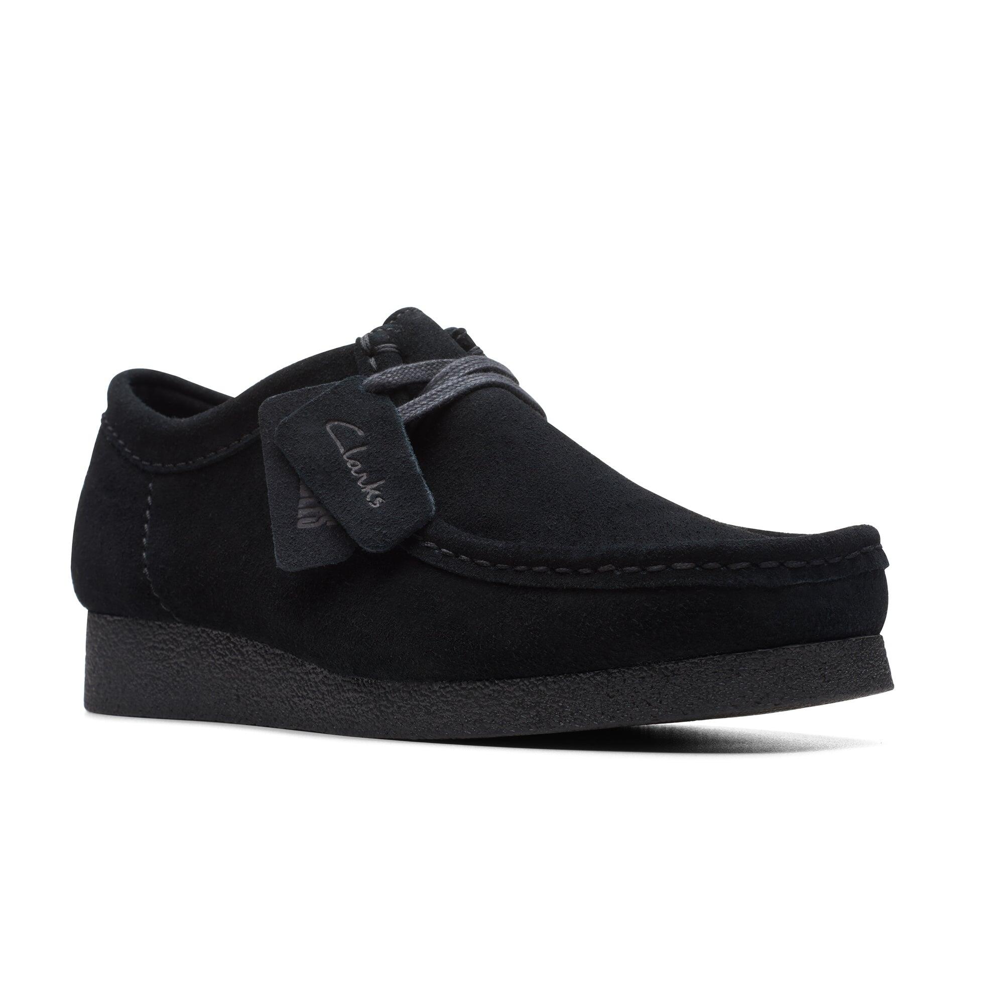 Scarpe Clarks Wallabee Evo Uomo in pelle scamosciata nera 2/5