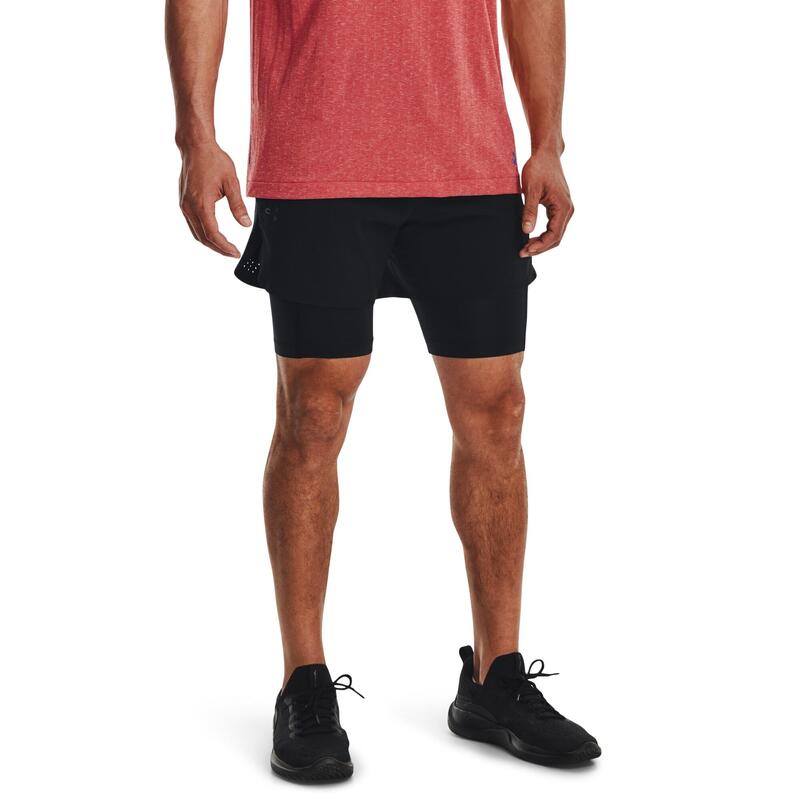 Short tissé 2 en 1 Under Armour Peak