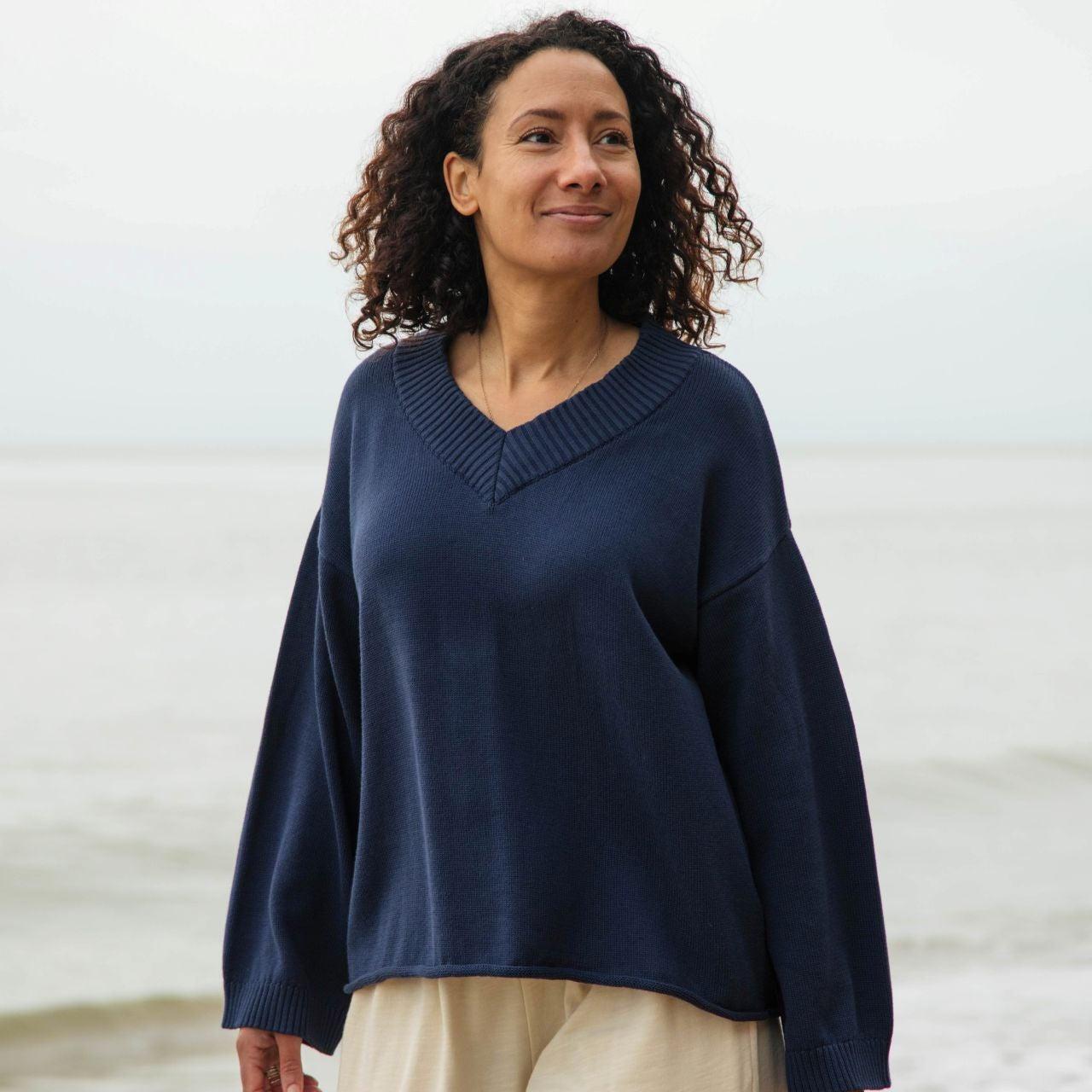 RAPANUI V-Neck Women's Jumper