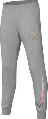 Nike cr7 club fleece sweatshirt voor kinderen in grijs en metallic goud