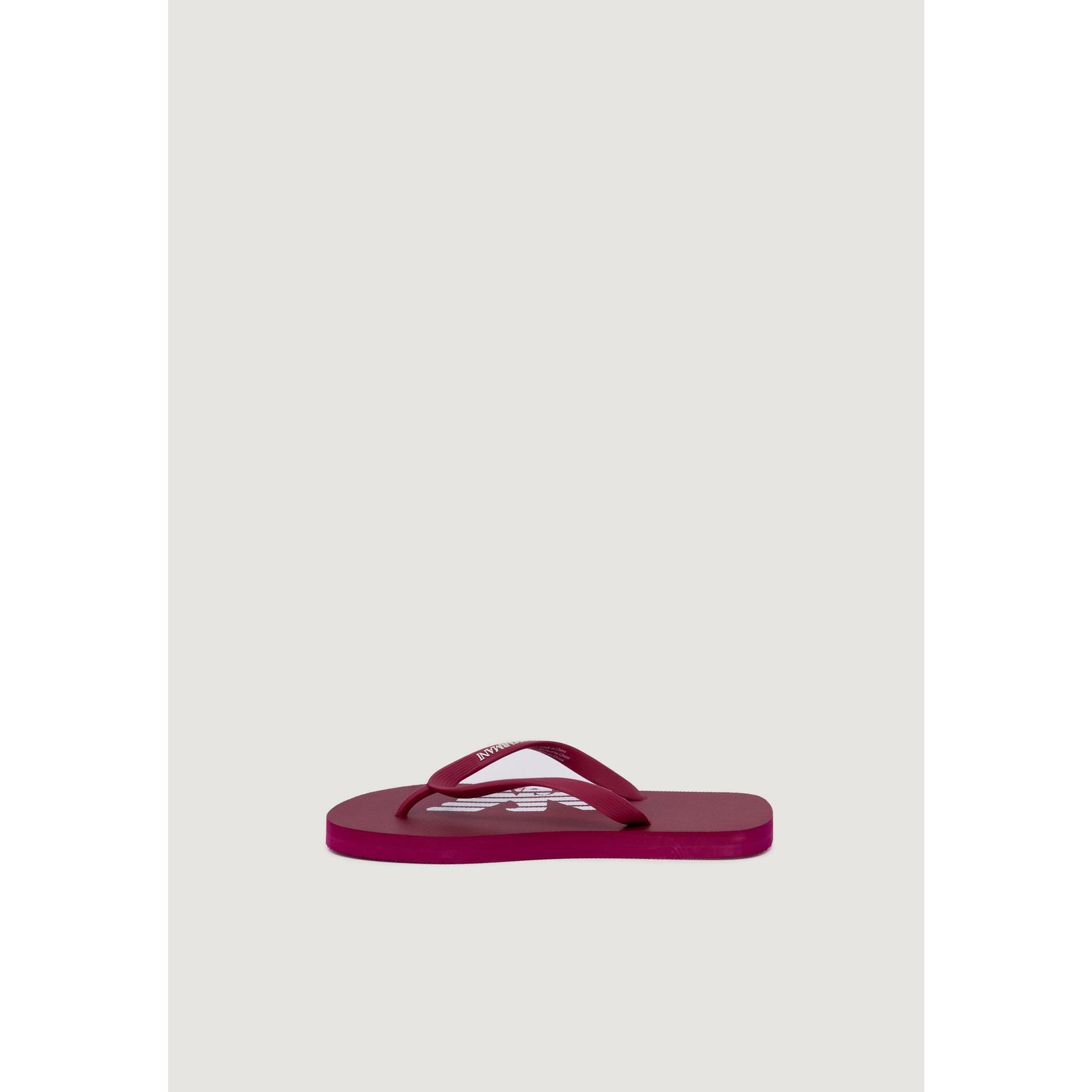 Emporio Armani Connected - Tongs Unisex Swimwear Femme Rouge - Tongs - Rouge - Decathlon