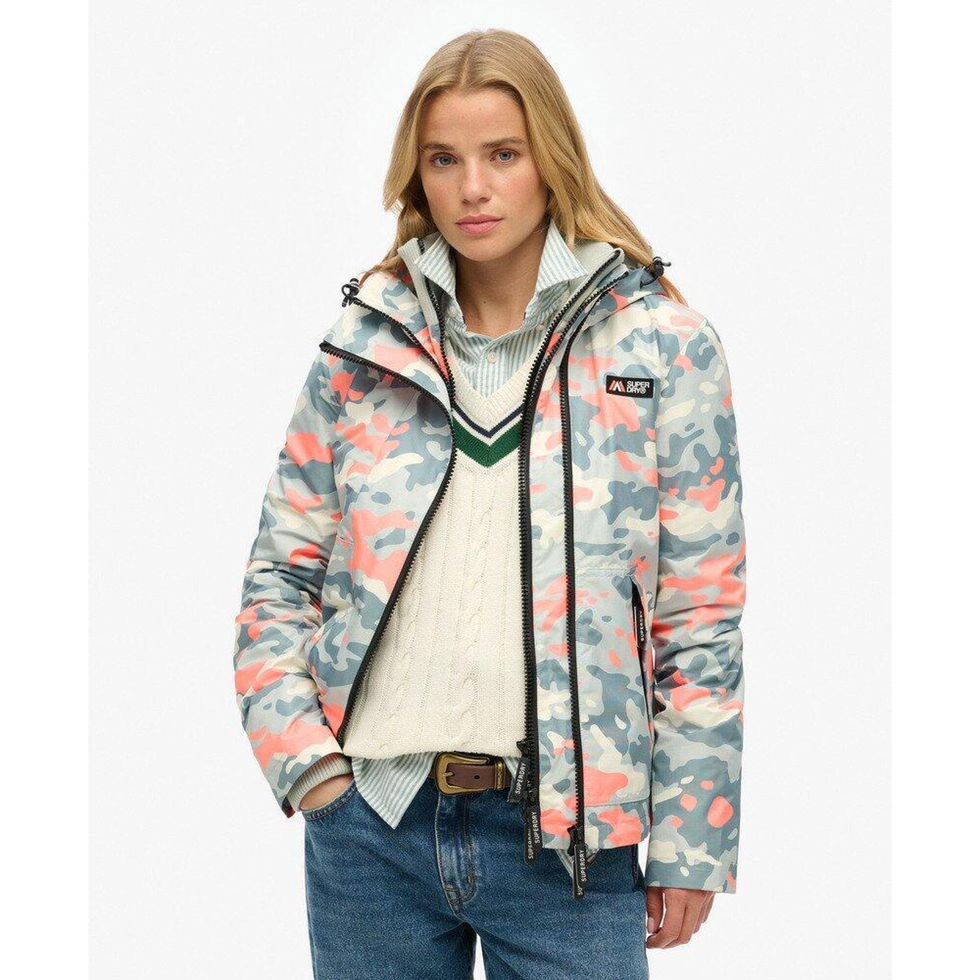 Superdry - Veste Coupe-vent À Capuche De Montagne - Maillot Manches Longues - Gris - Decathlon