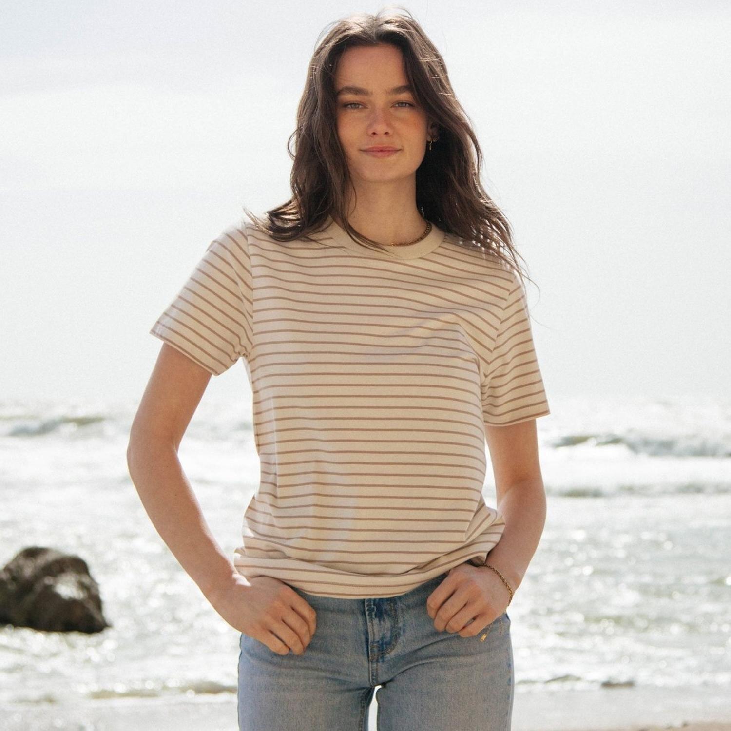 Striped Women's T-Shirt 1/3
