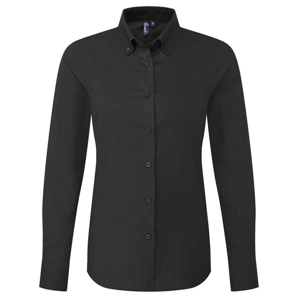Camicia Formale Manica Lunga Donna Premier Supreme Nero 2/3