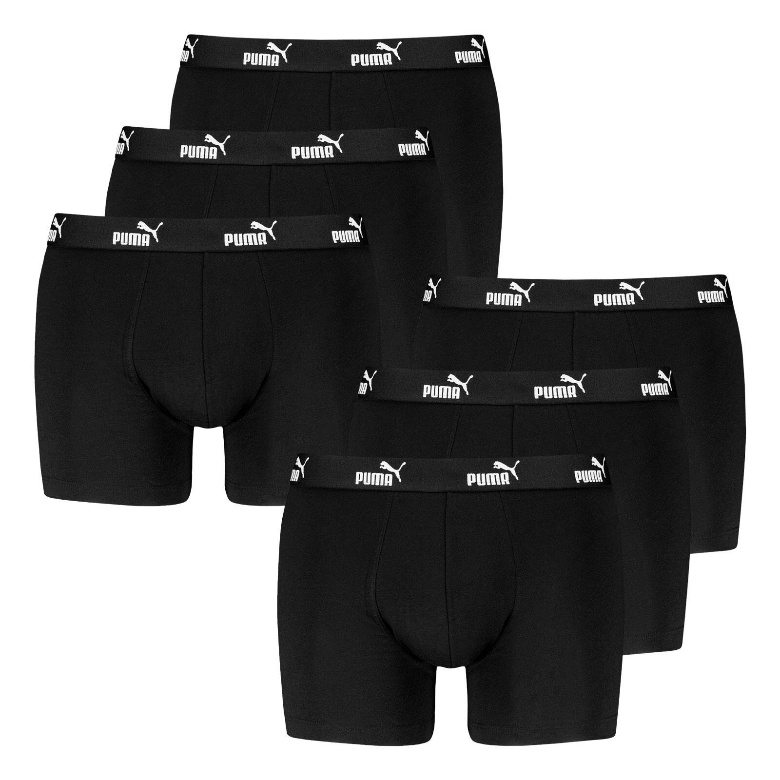 PUMA Unterhosen Shorts Boxer 6er Pack Herren - Everyday Cotton Stretch
