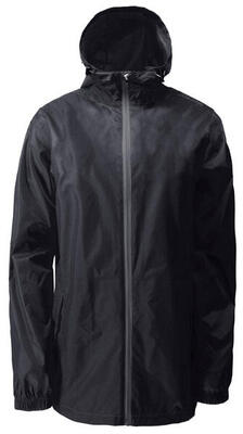 leichte Regenjacke RAIN PACK Wandern/Outdoor/Trekking Herren. männlich NEGRO
