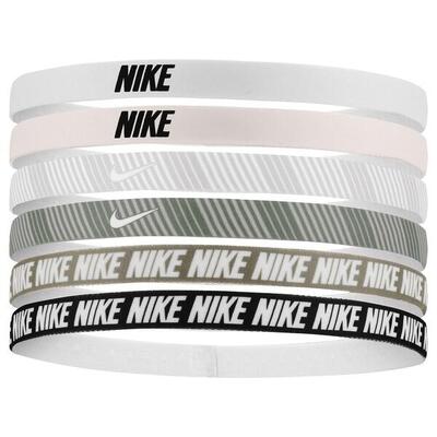 Cerchietto Per Capelli Stampato Misura Confezione 6 Nike Classic Bianco Rosa