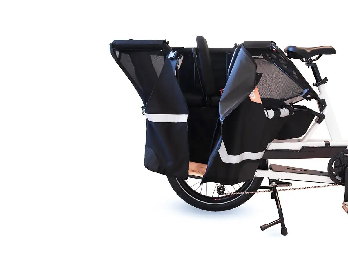 Vélo cargo électrique familial U-Cargo Family 2/5