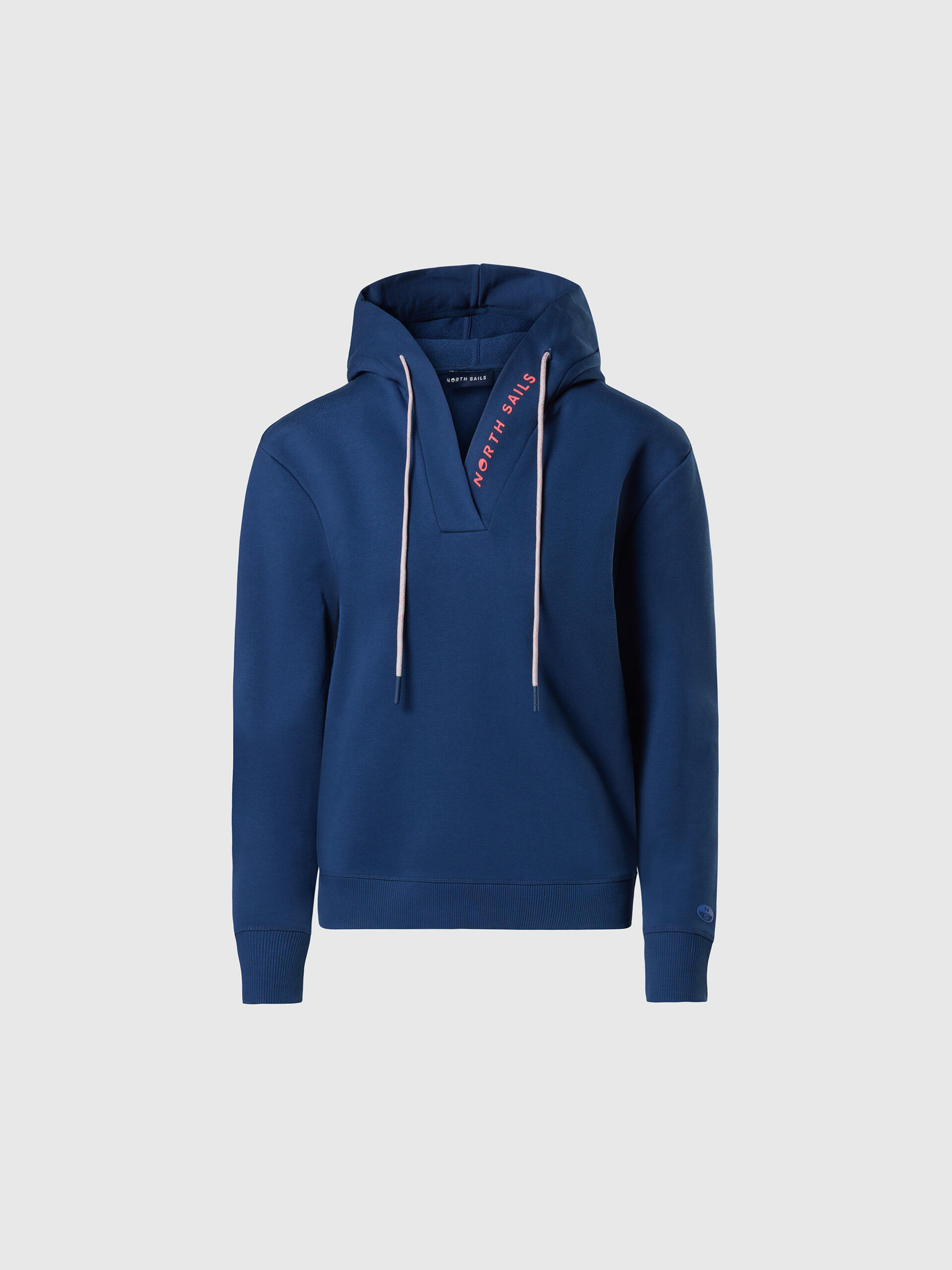 Sudadera con capucha con cuello en V y estampado North Sails para mujer 3/3