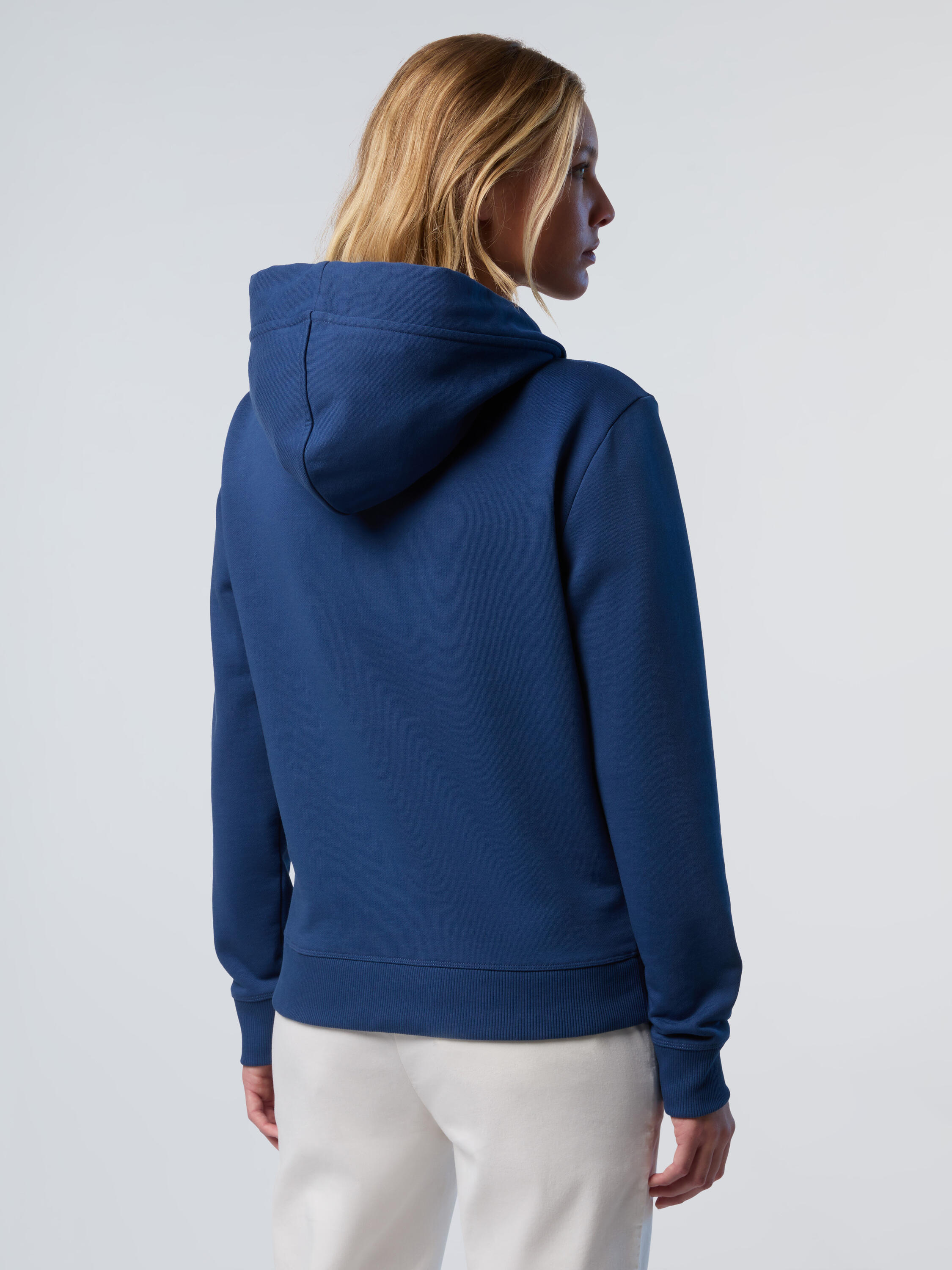 Sudadera con capucha con cuello en V y estampado North Sails para mujer 2/3