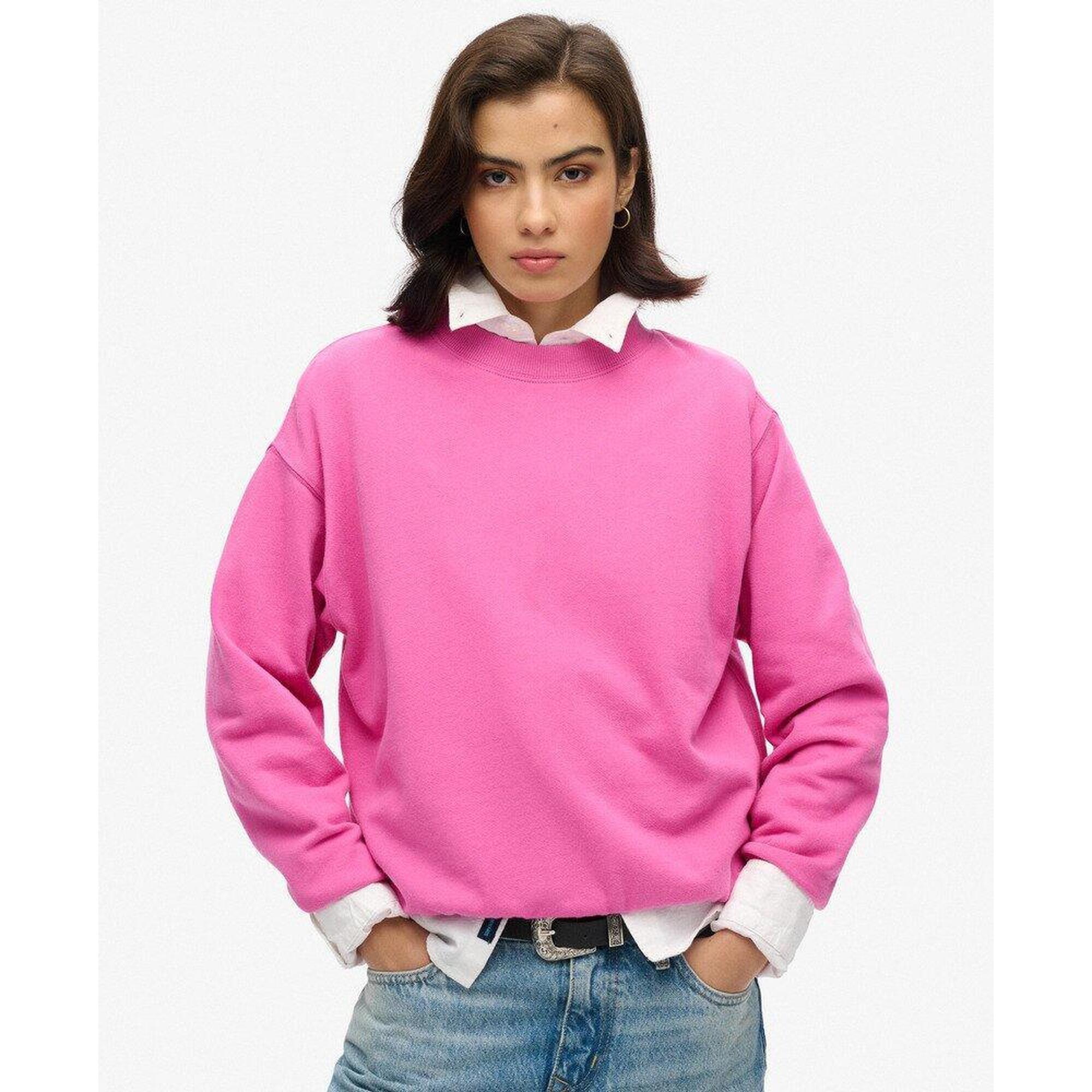 Superdry - Sweat À Capuche Essential Logo Ub - T-shirt Manches Courtes - Rose - Decathlon