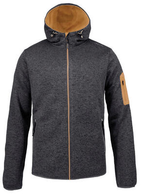 Strickfleecejacke POLAR KURT Wandern/Outdoor/Trekking Herren ANTRACITA