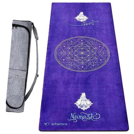 Tapis de yoga Hi-tech, 6mm + sac étanche - 3 matériaux pour plus de confort 6