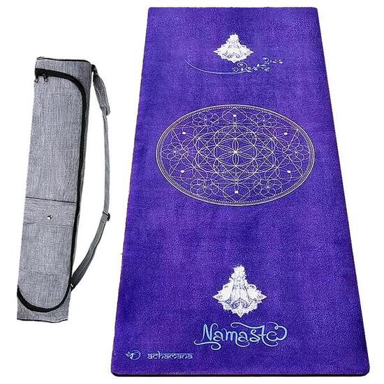 Tapis de yoga Hi-tech, 6mm + sac étanche - 3 matériaux pour plus de confort 6