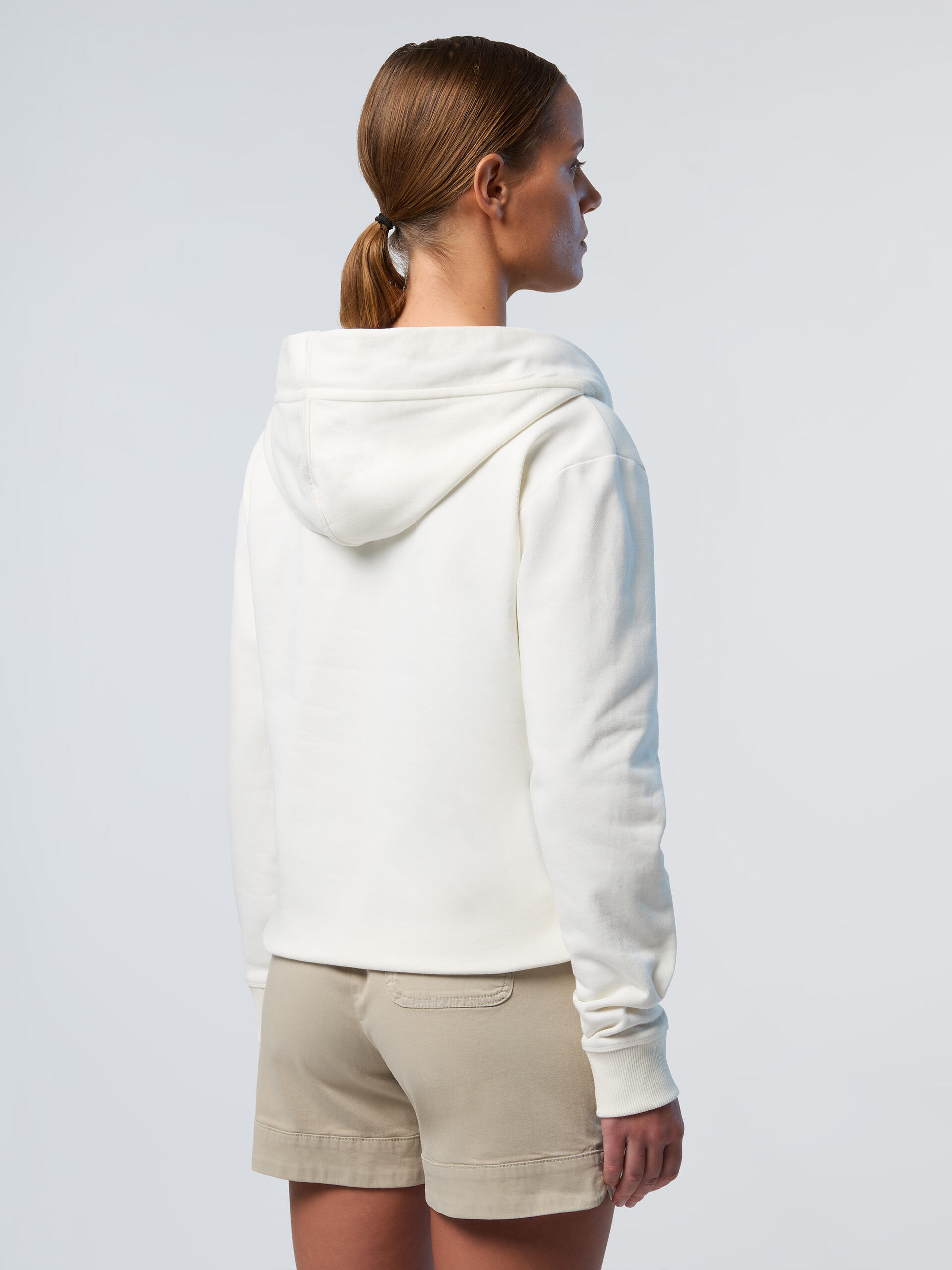 Sudadera con capucha con cuello en V y estampado North Sails para mujer 2/3