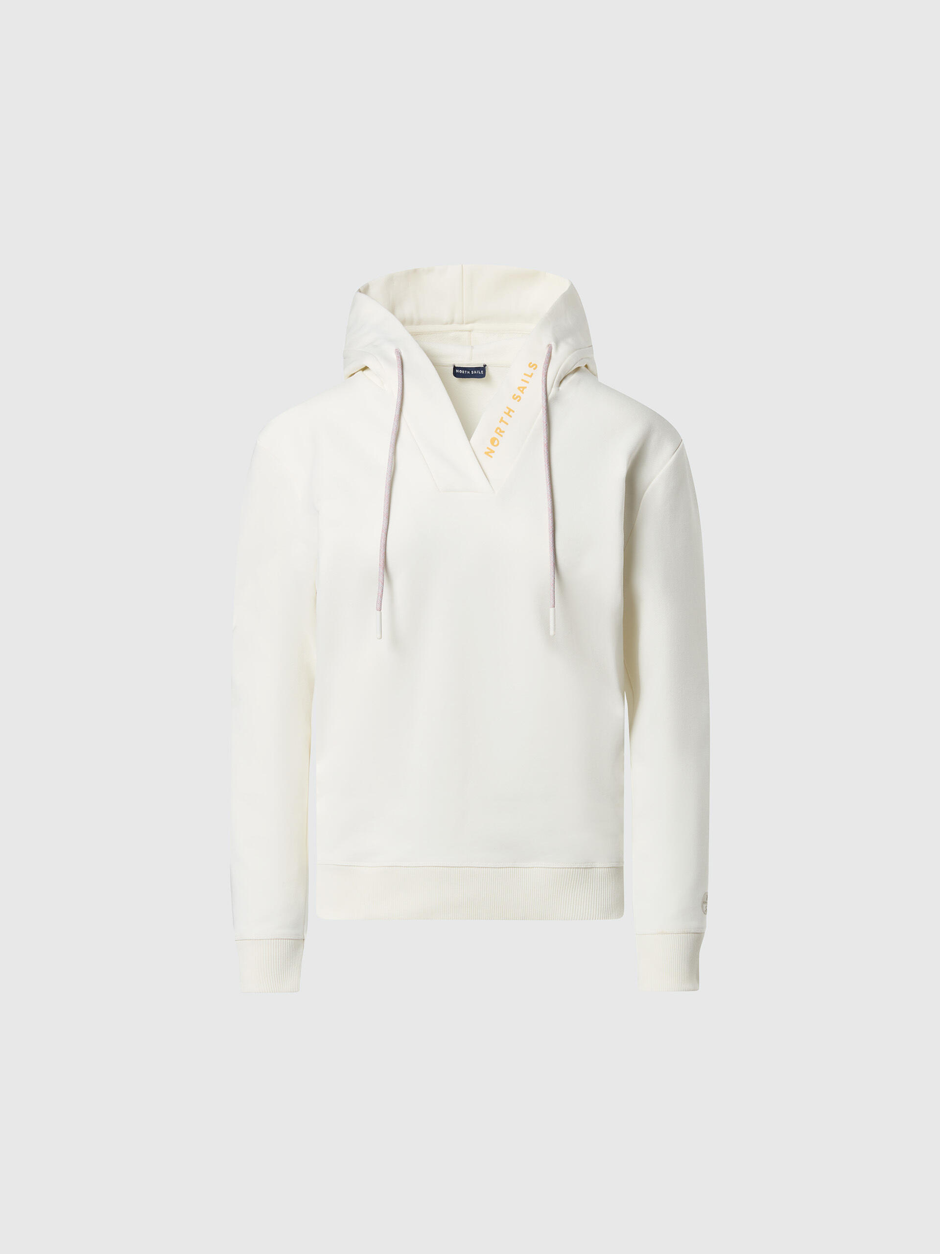 Sudadera con capucha con cuello en V y estampado North Sails para mujer 3/3