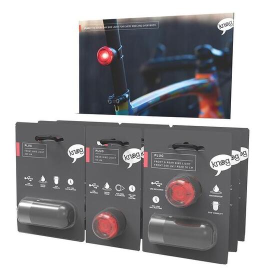 Fahrradlichter 15 Lichter Knog Plug Starter Pack Wall