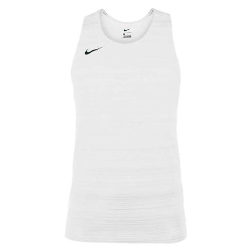 Canottiera Nike Stock Dry Miler Uomo XL Bianco NIKE Decathlon