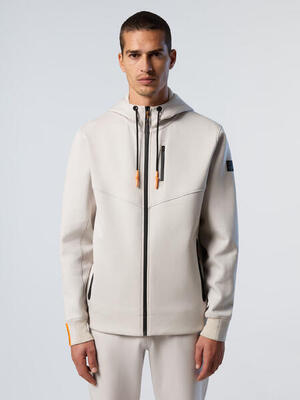 Felpa con cappuccio Interlock full-zip da uomo