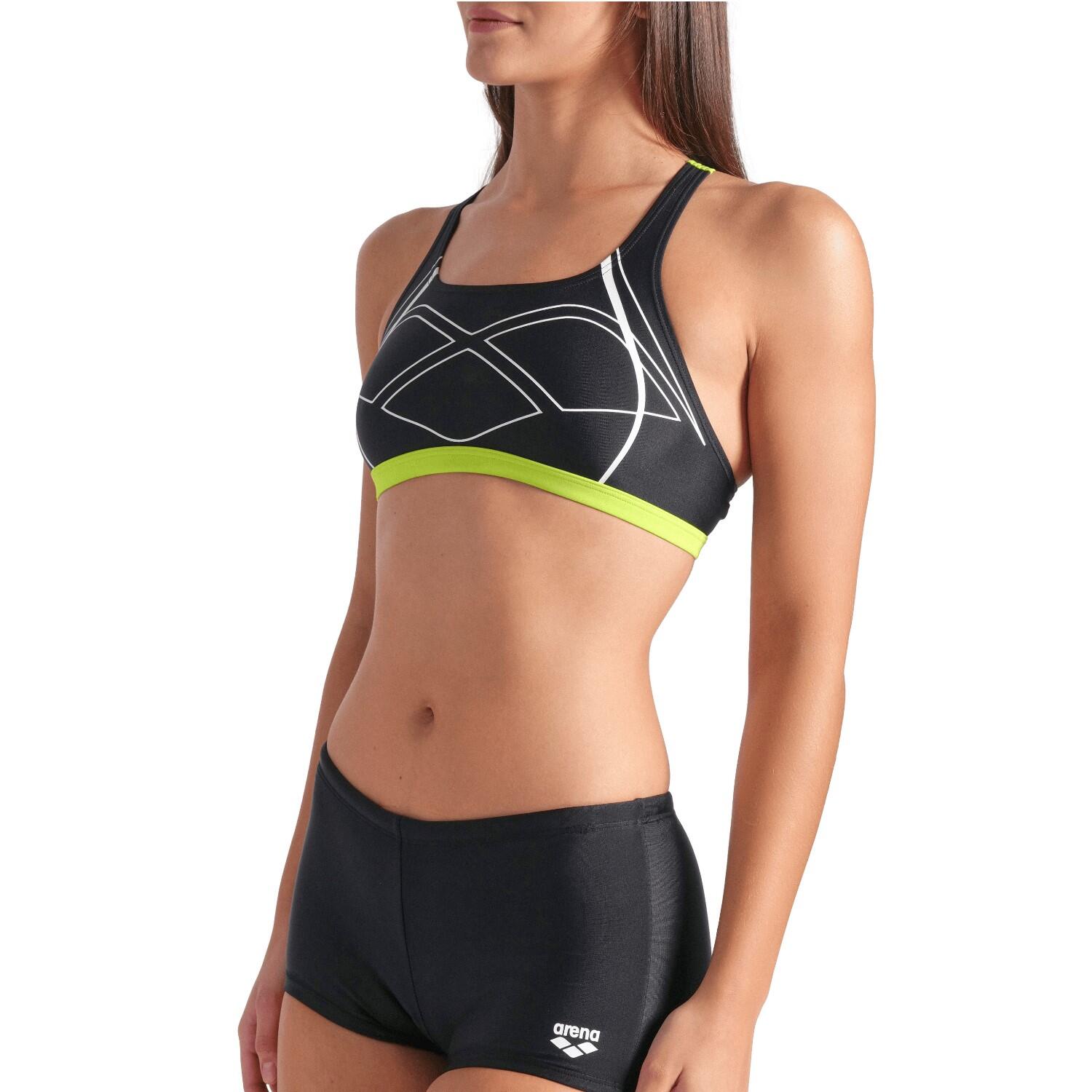Costume da Bagno Donna 2 Pezzi Arena Graphic Nero 4/5