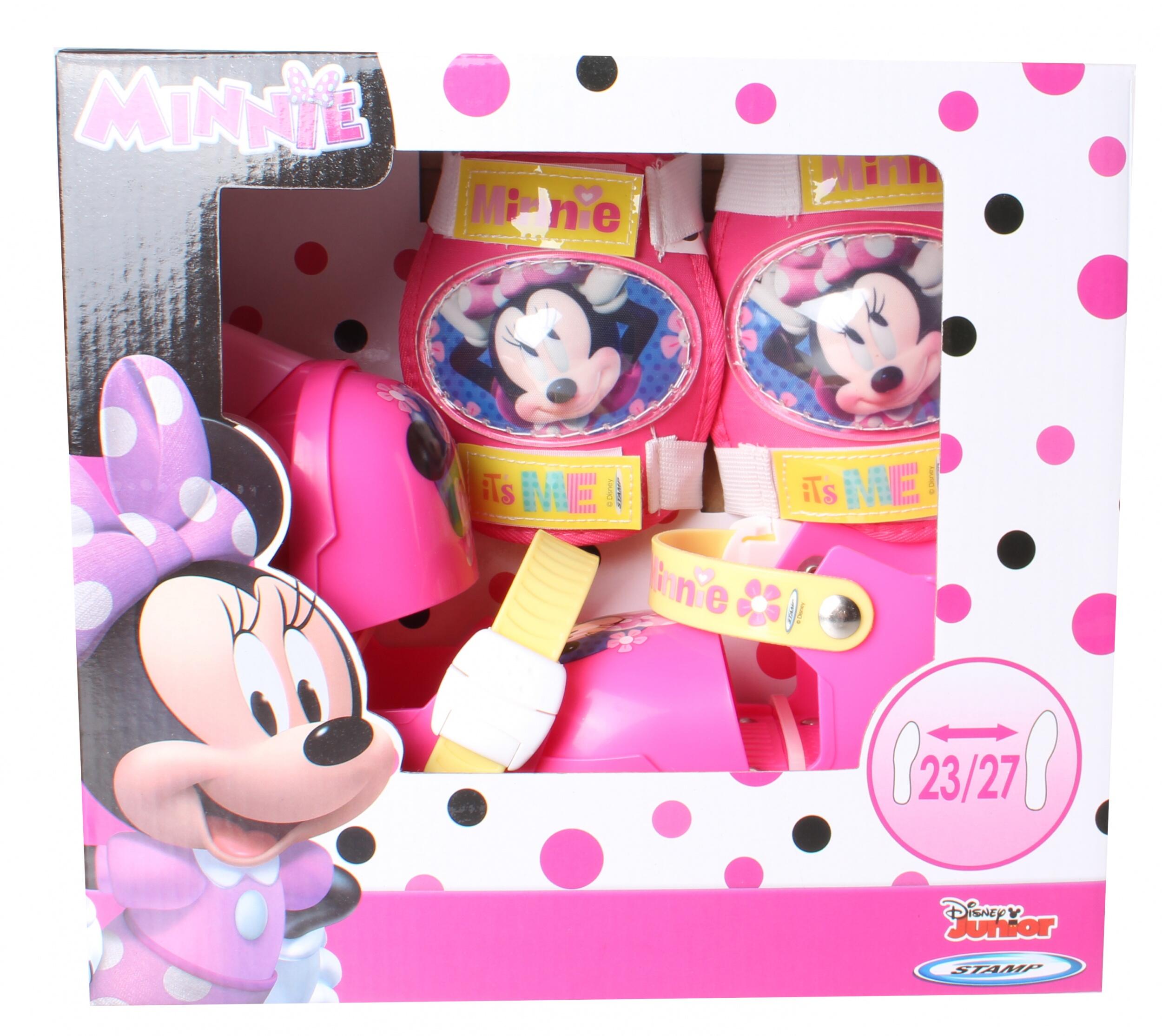 Pattini e Protezioni per Bambini Minnie Mouse UE 23-27 Rosa 4/4