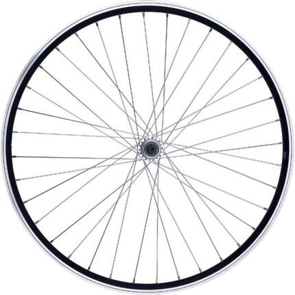 Tylne koło aluminiowe o podwójnej ściance z 36-szprychową piastą z wolnym kołem.