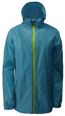 leichte Regenjacke RAIN PACK Wandern/Outdoor/Trekking Herren. männlich NEGRO